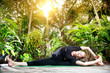 Photo: Yoga in the tropic garden Yoga in the tropic garden