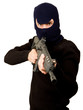 Photo of terrorist with gun