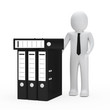 businessman folder
