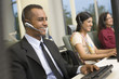 Indian business people working on office