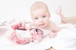 Portrait of a beautiful baby girl