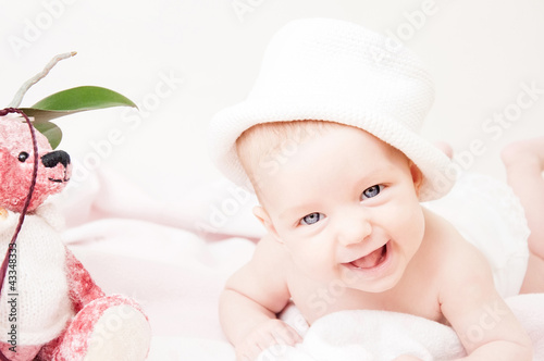 Photo: Portrait of a beautiful baby girl Portrait of a beautiful baby girl