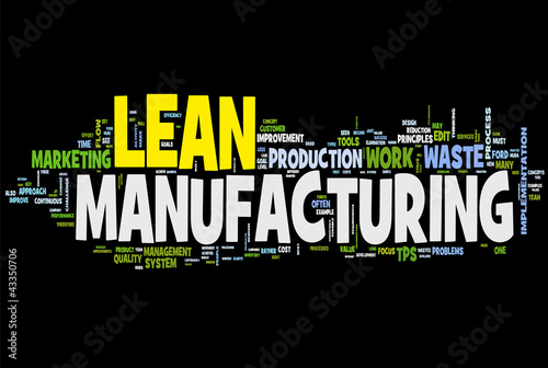 Illustration: Lean Manufacturing Lean Manufacturing