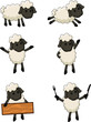 Sheep cartoon character