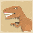 Grunge Dinosaur Background