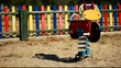 Video: Empty playground in park. Empty playground in park.