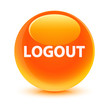 Logout Orange Button
