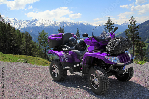 Photo: Mit dem ATV auf der Pöllerhöhe in Österreich Mit dem ATV auf der Pöllerhöhe in Österreich