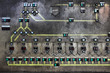 canvas print picture - Factory switchboard at Zollverein, Essen, Germany