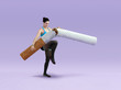 Briser une cigarette