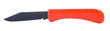 Red folding knife on a white background