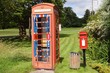 English Post box and Traditional Phone Box