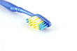 Tooth-brush with blue handle