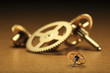 Group of golden sprockets