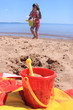 Foto: Little girl at the beach in P.E.I Little girl at the beach in P.E.I