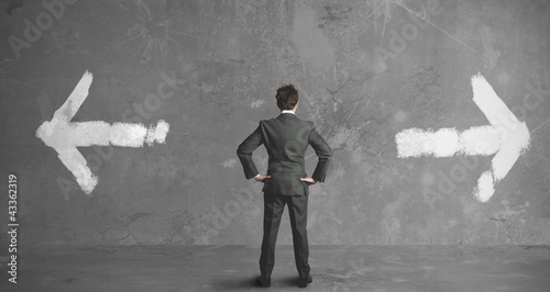 Foto: Choices of a businessman Choices of a businessman