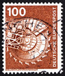 Postage stamp Germany 1975 Bituminous Coal Excavator