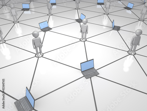 Illustration: Human and Computer Social Network System Human and Computer Social Network System