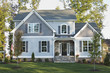 Front yard of house