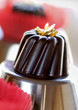 Handmade chocolate candy on display