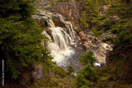 Photo: Remote waterfall in forest Remote waterfall in forest