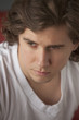 Serious Caucasian man