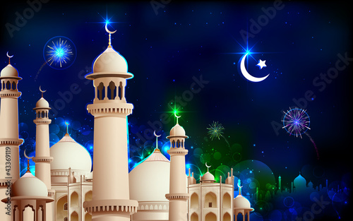 Vektor: Eid Mubarak Eid Mubarak