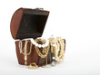 Schatzkiste mit Schmuck