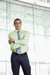 Businessman standing in airport