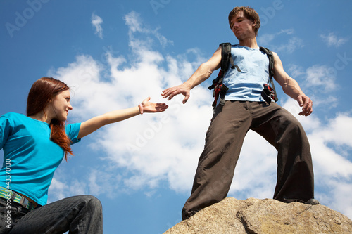 Photo: climbing climbing