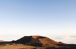 Volcano against blue sky