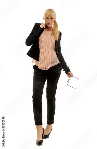 Photo: Blonde elegante Geschäftsfrau Blonde elegante Geschäftsfrau