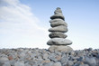 Pyramid of stones