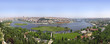 Istanbul city, Turkey. Panoramic view of Golden Horn