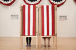Voters voting in polling place