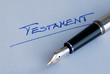 Testament, Vermächtnis, Erbe, Nachlass, Erbschaft, Tod