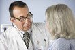 Doctor examining patient