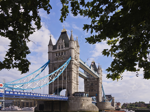 Photo: Tower bridge across river Tower bridge across river