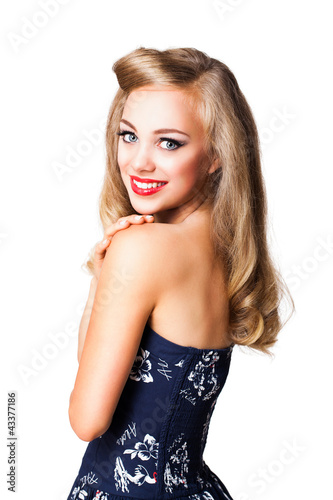 Photo: attraktive junge blonde Frau attraktive junge blonde Frau
