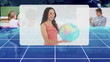 Different people holding an earth globe