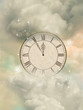 old sepia clock