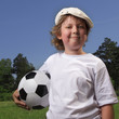 boy with soccer ball