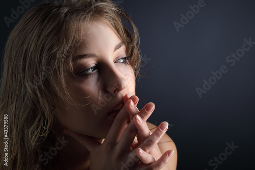 Photo: beauty girl cry beauty girl cry