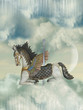 Carrousel horse