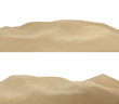 sand on beach background texture isolated
