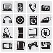 devices icons set