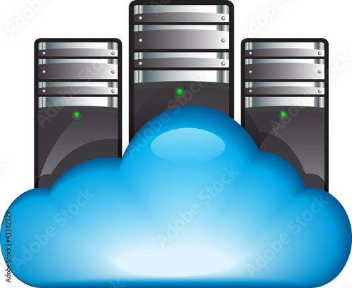 Vector: Cloud computing concept Cloud computing concept