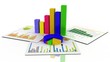 showing a spreadsheet and a paper with statistic charts, surroun