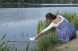 girl on the shore