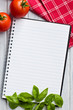 blank recipe book